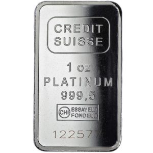 Image of a platinum bar