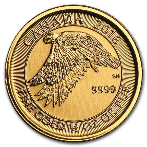 Sell your 1/4 oz Gold Canadian Falcon Coin