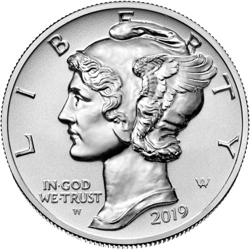 2019-W 1 oz American Palladium Eagle Reverse Proof Coin